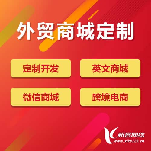 巢湖外贸商城定制